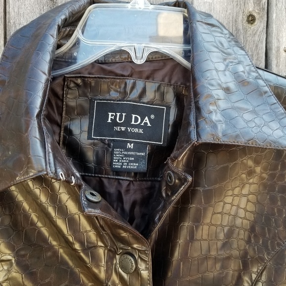 FUDA NewYork Full length ladies rain coat - Picture 3 of 5